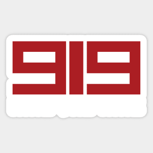 919 Brand Acorn Raleigh Durham North Carolina Sticker